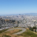 Aussicht von den Twin Peaks auf San Francisco